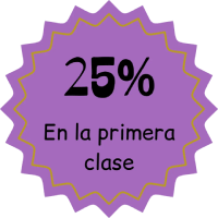 Descuento del 25% en la primera clase